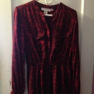 H&M Floral Long Sleeve Dress